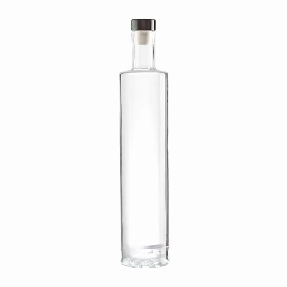 Oval Flat Wine Bottle